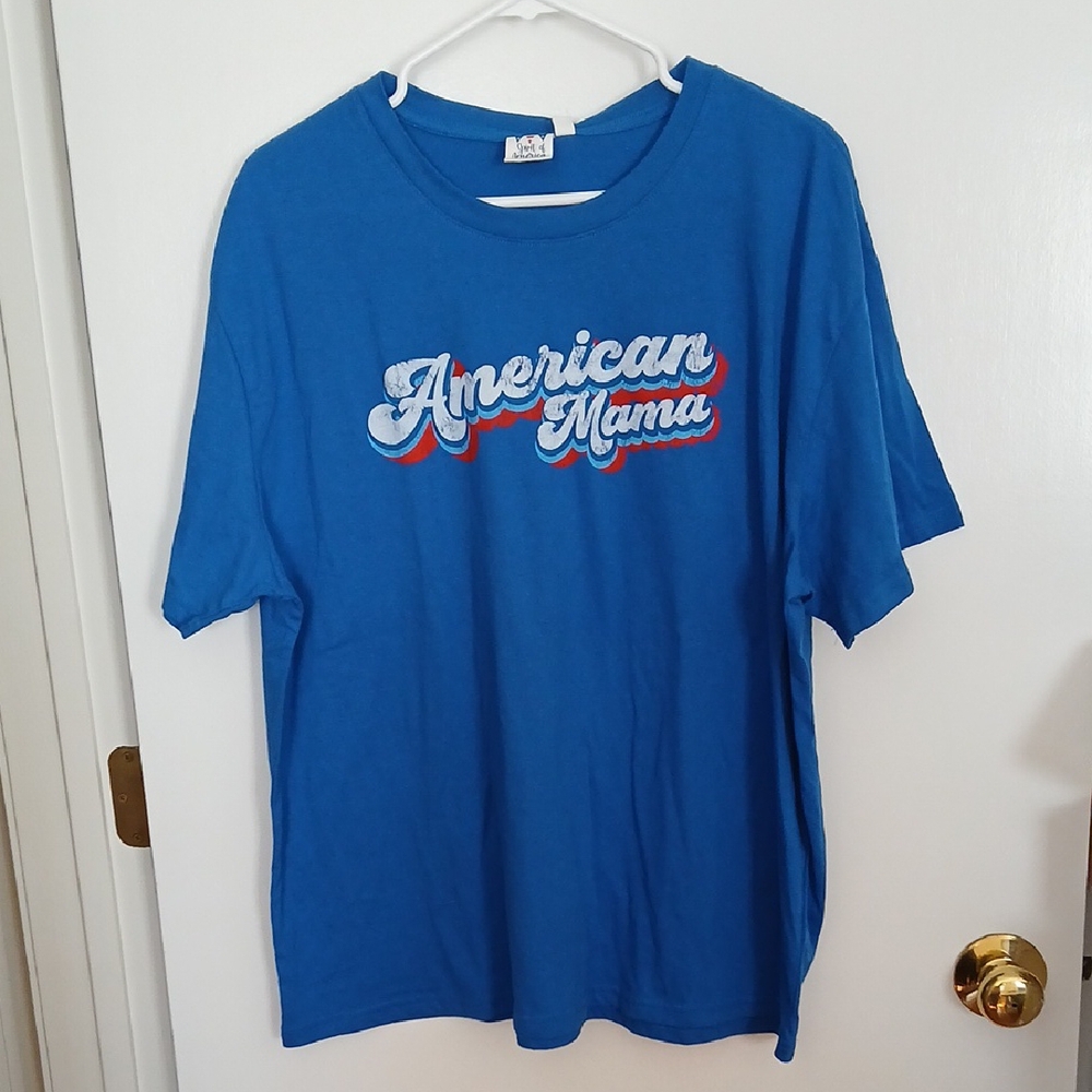 Spirit Of America Blue Graphic T-Shirt, Size XXL